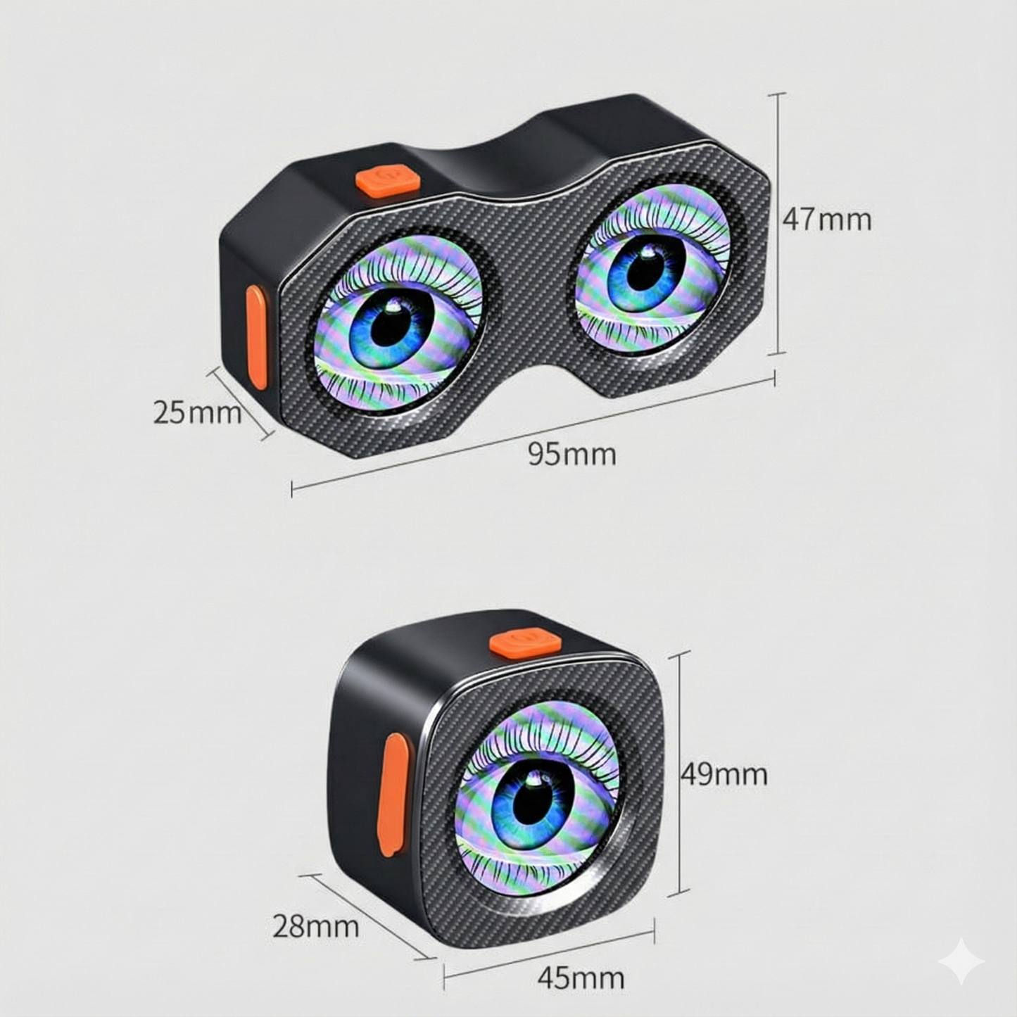 Dynamiskt Devil's Eye-bakljus