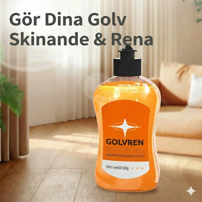 Koncentrerad golvrengöring: 99,9 % antibakteriell och omedelbar glans
