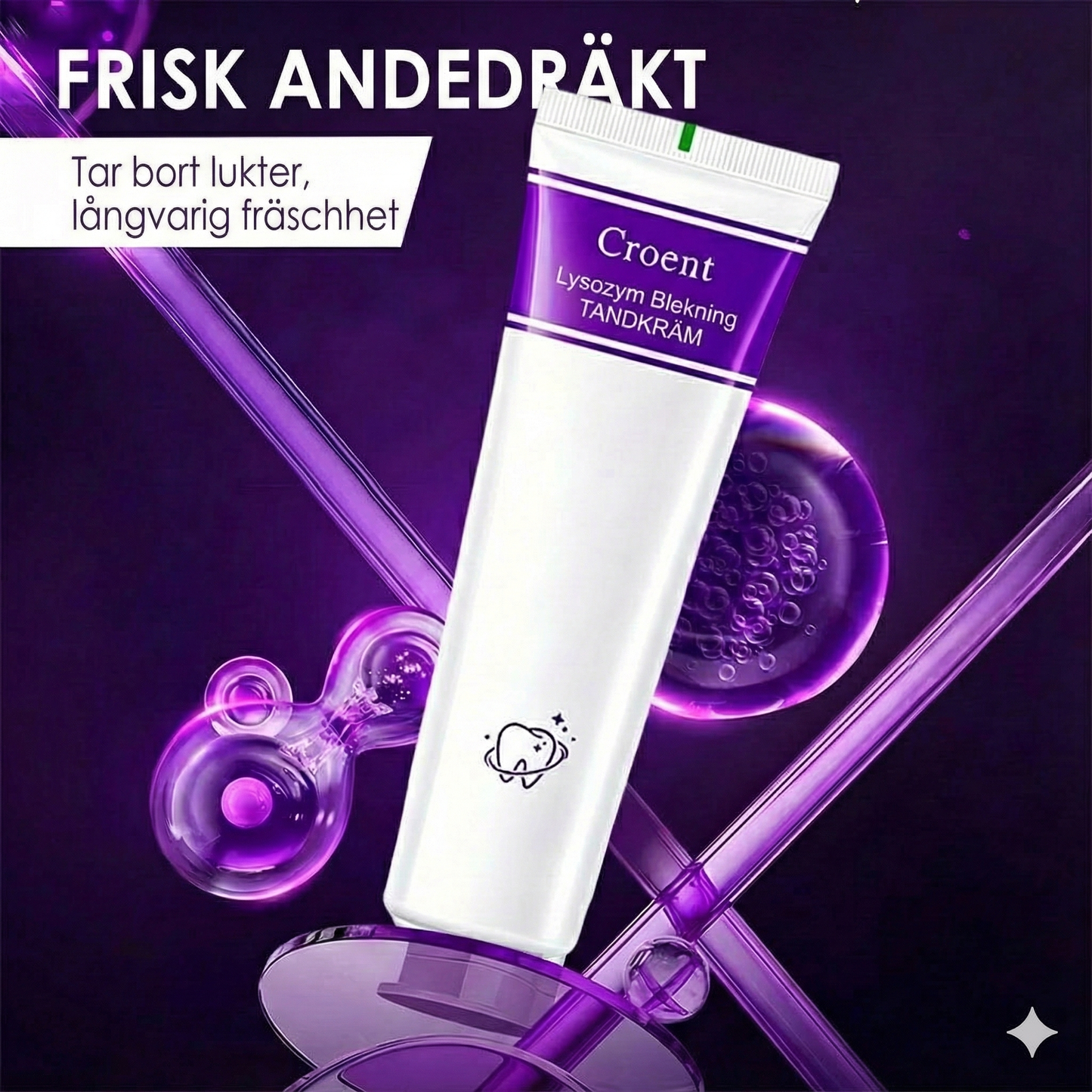 Lysozyme Uppljusande Fläckborttagningstandkräm