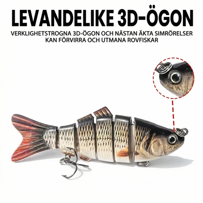Flerledat bioniskt simmande bete