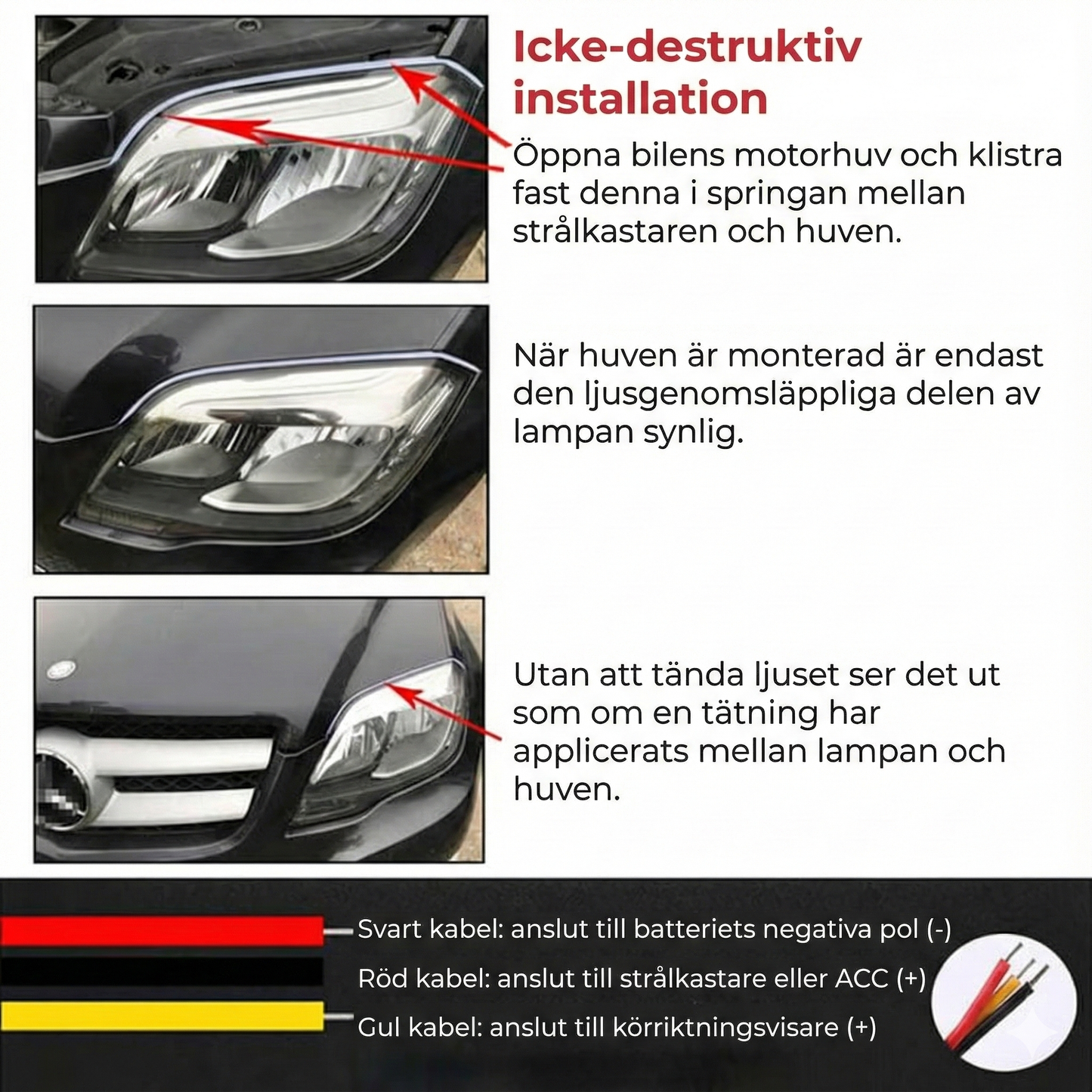 LED-belysning för bilstrålkastare