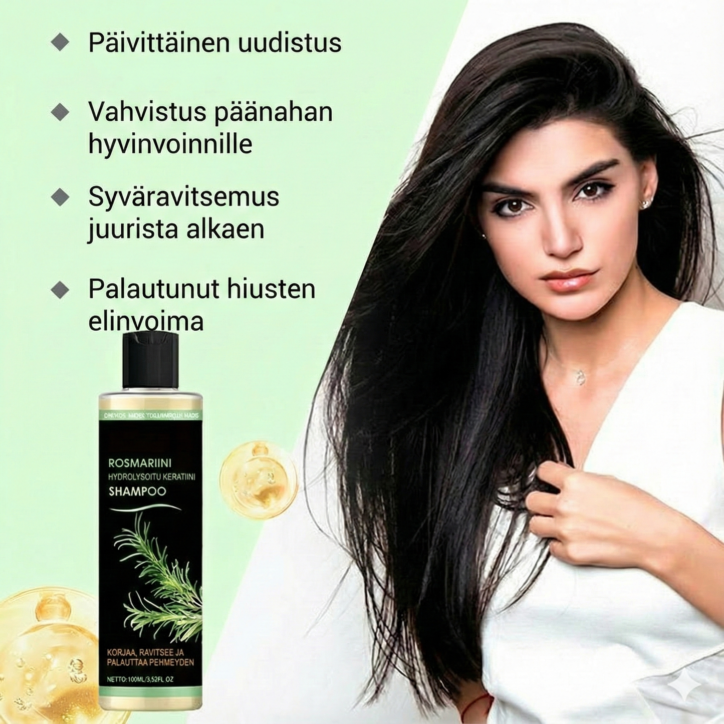 Rosmarinhydrolyserat keratinschampo
