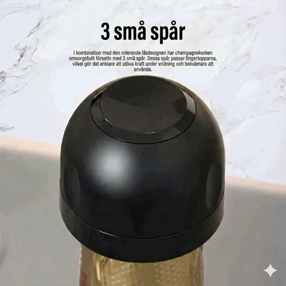 Silikonförsegling för vin-/champagneflaskor