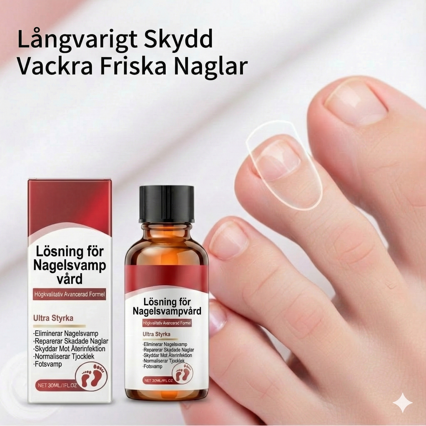 Nagelreparationsessens för skadade naglar