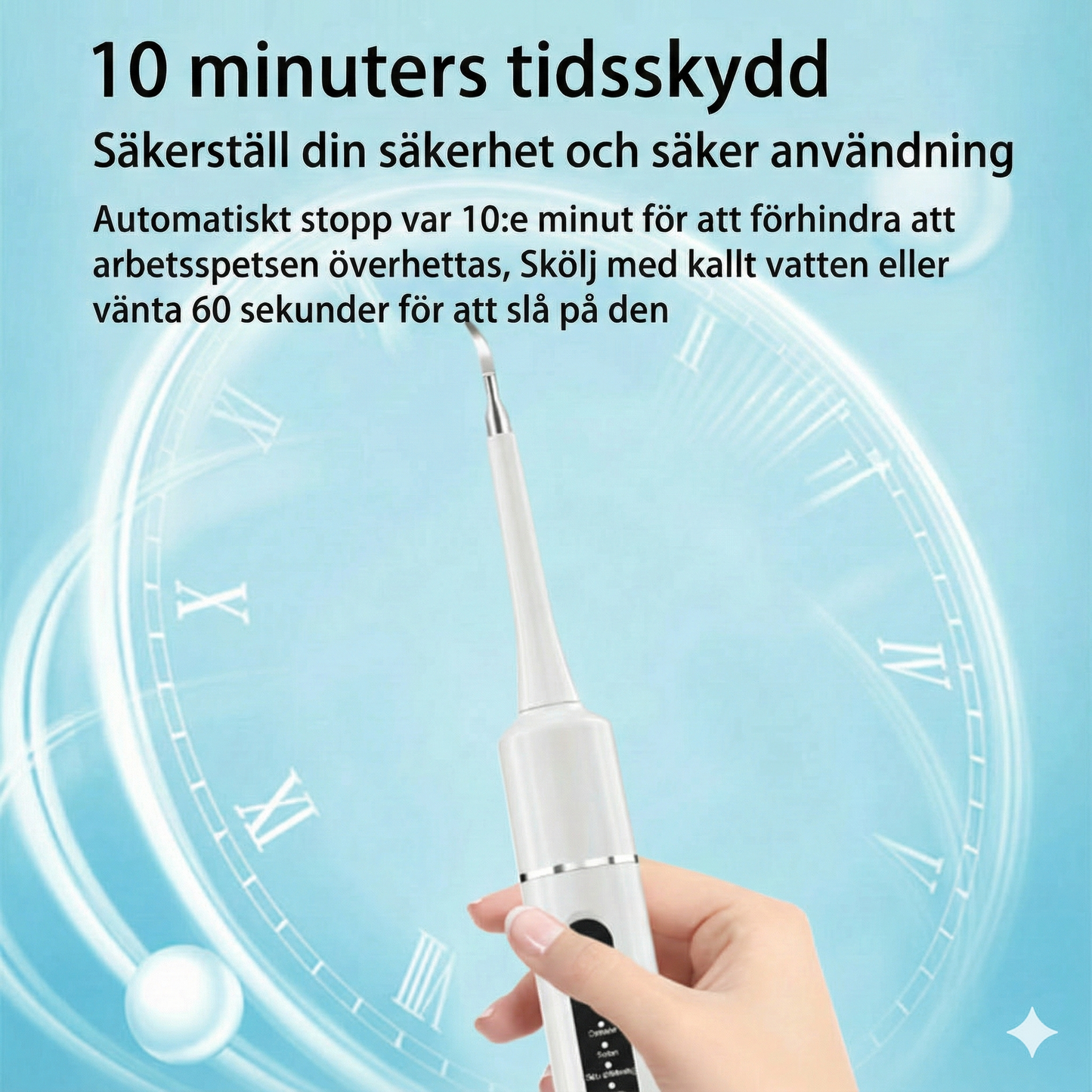 Professionell multifunktionell och multihastighets ultraljudsrengörare för tänder