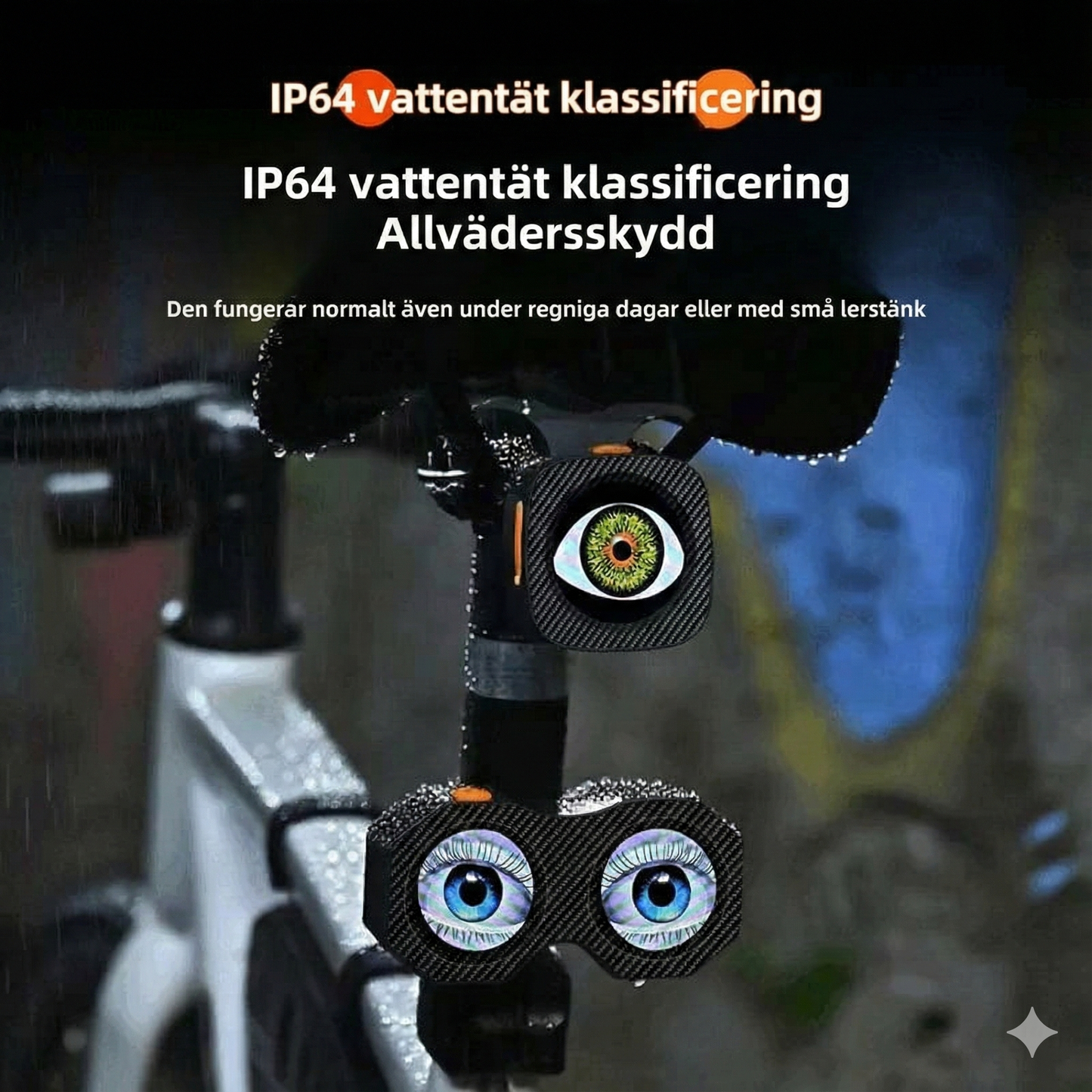 Dynamiskt Devil's Eye-bakljus