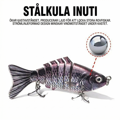Flerledat bioniskt simmande bete