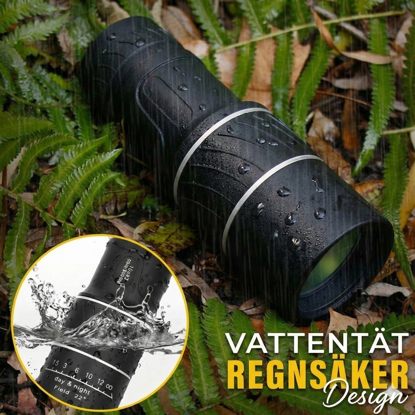 16x52 Monokulärt Dubbeloptiskt Zoomteleskop