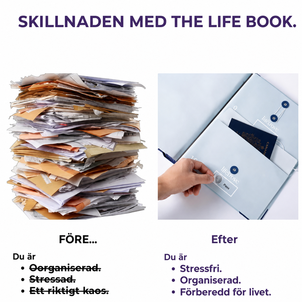 Personlig Livsplanerare och Organisationsbok