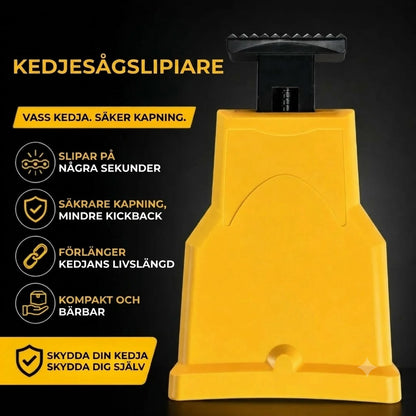 Kedjesågsslip med 5 slipstenar