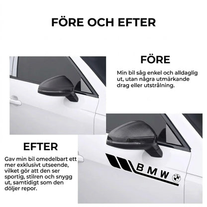 Dekorationsdekaler för bil (4 st)