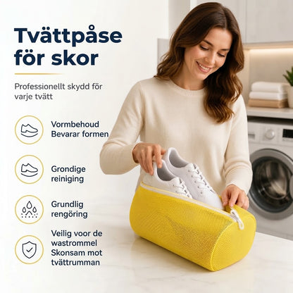 Tvättnät för skor i tvättmaskin