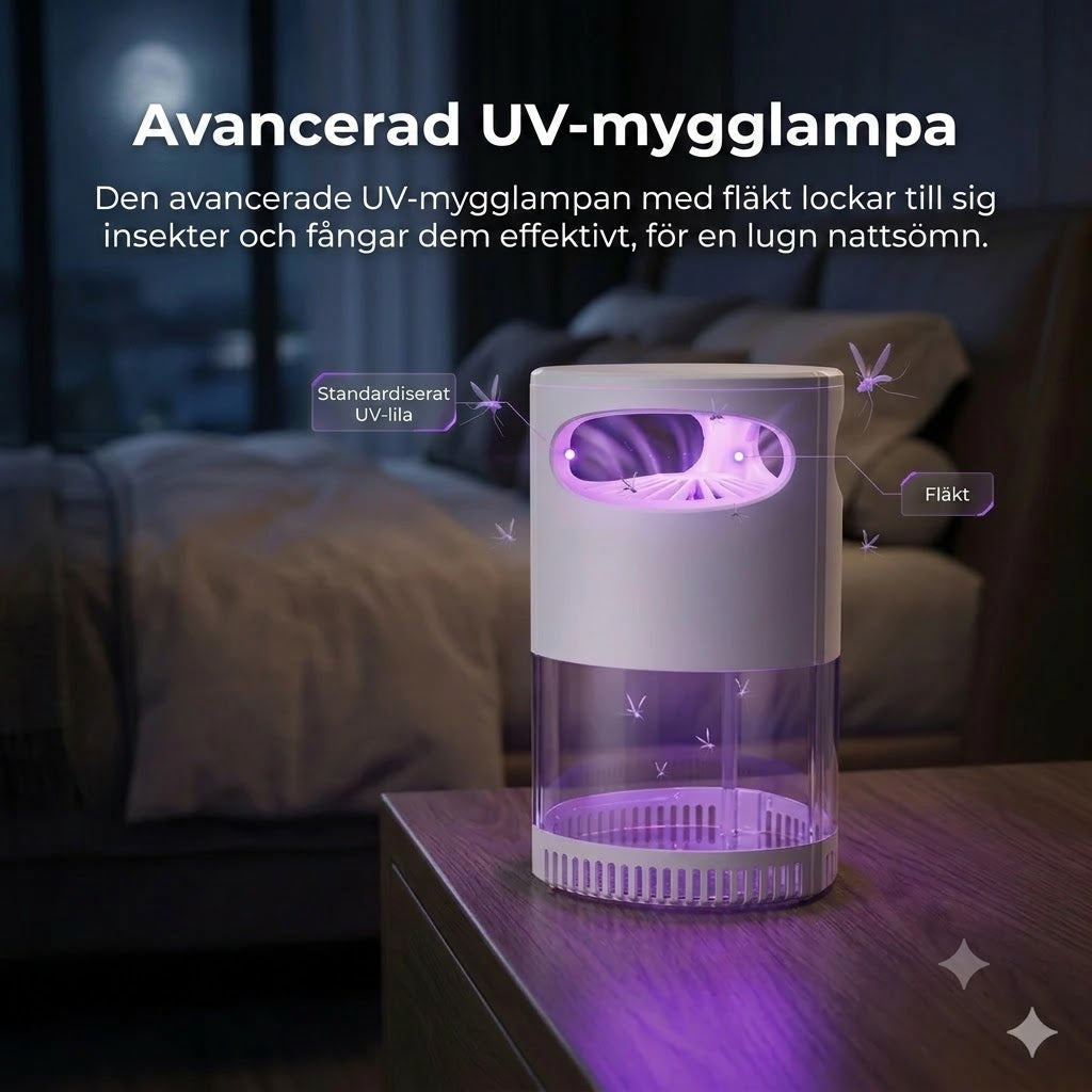 UV-mygglampa – USB-driven, kemikaliefri, ultratyst