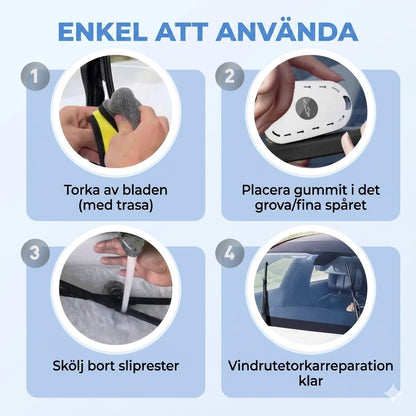 Universell Torkarbladsvässare – Återställer Slitna Torkarblad på 30 Sekunder