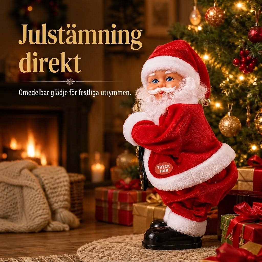 Dansande jultomte med musik