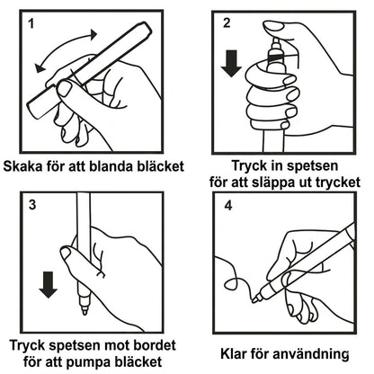 Gyllene gravstensmarkör för restaurering