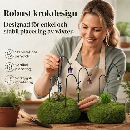 Lysande minilyktor för växter 7-pack