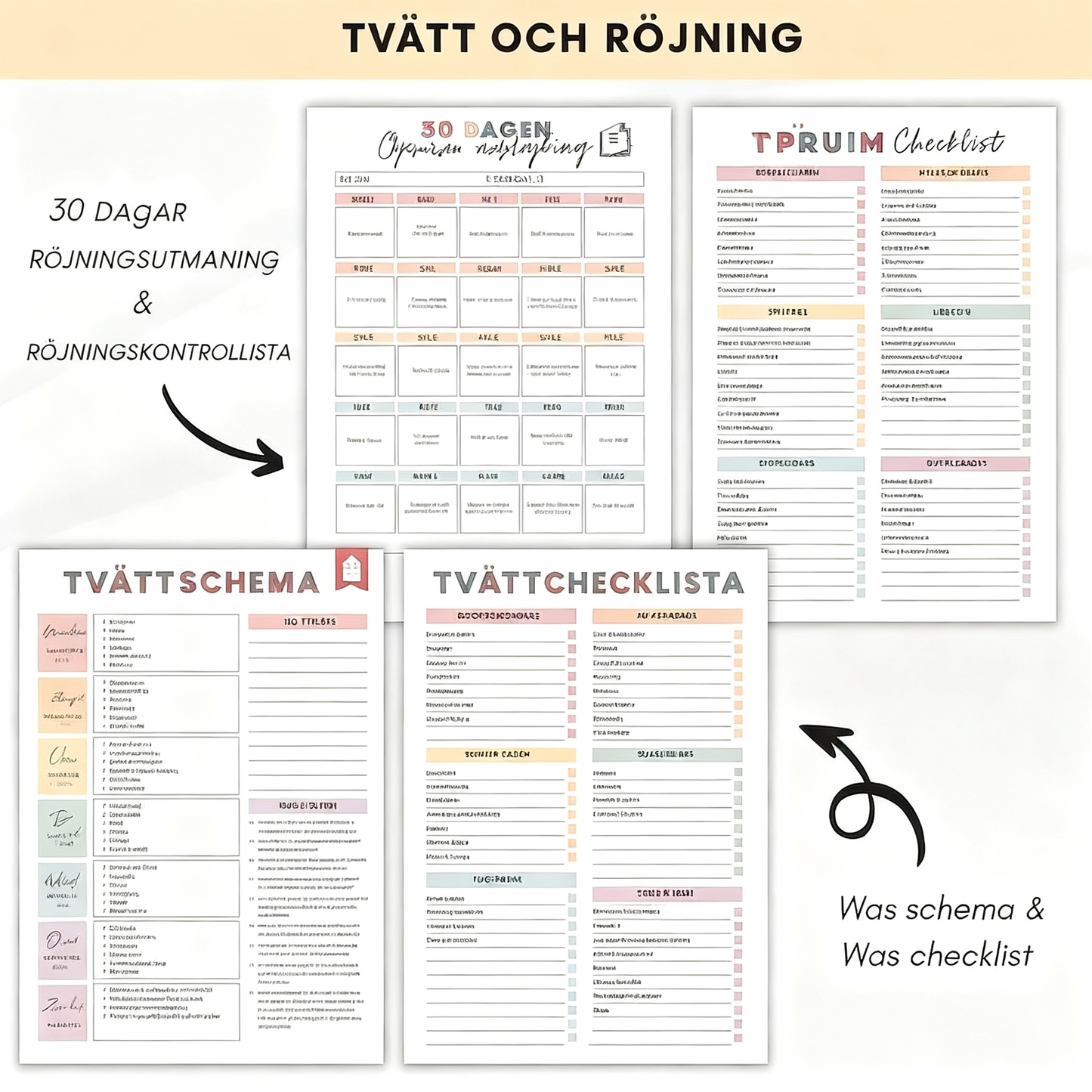 ADHD-verktygslåda för städning och organisering