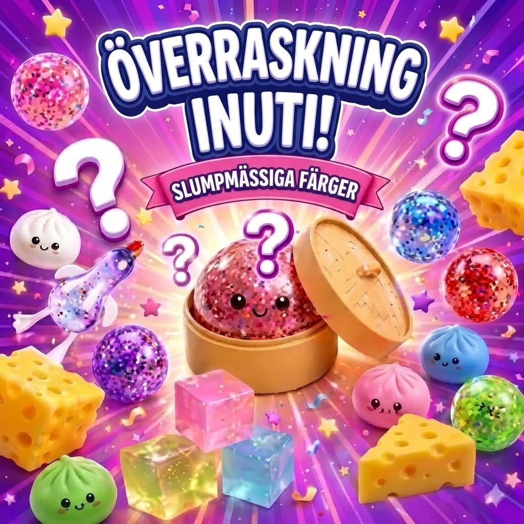 Squishiverse överraskningskalender med squishies