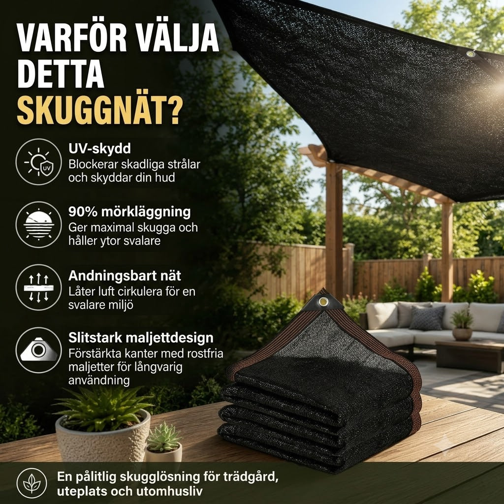 Solskyddande insynsnät