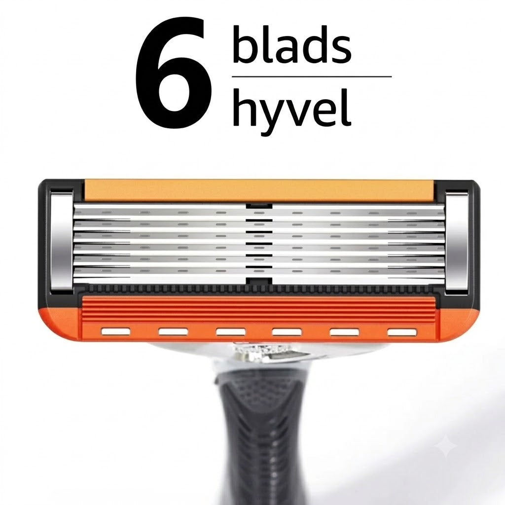 ProShave 6 – Rakblad med 6 blad i 24- eller 48-pack
