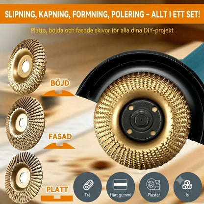 CarveX precisionsslipskivor – 3-pack