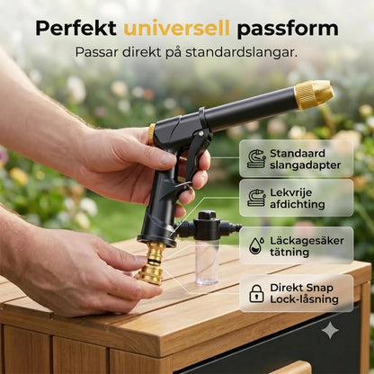 Sprutpistol för trädgårdsslang