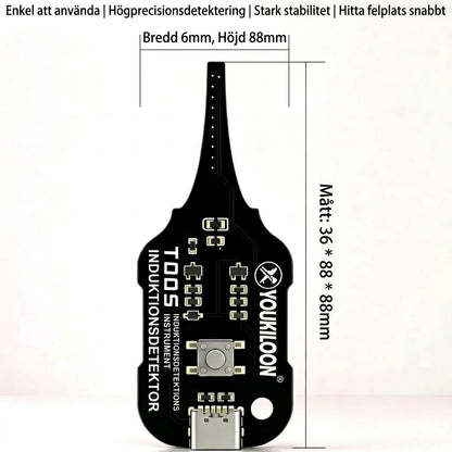 In-circuit induktanstestare