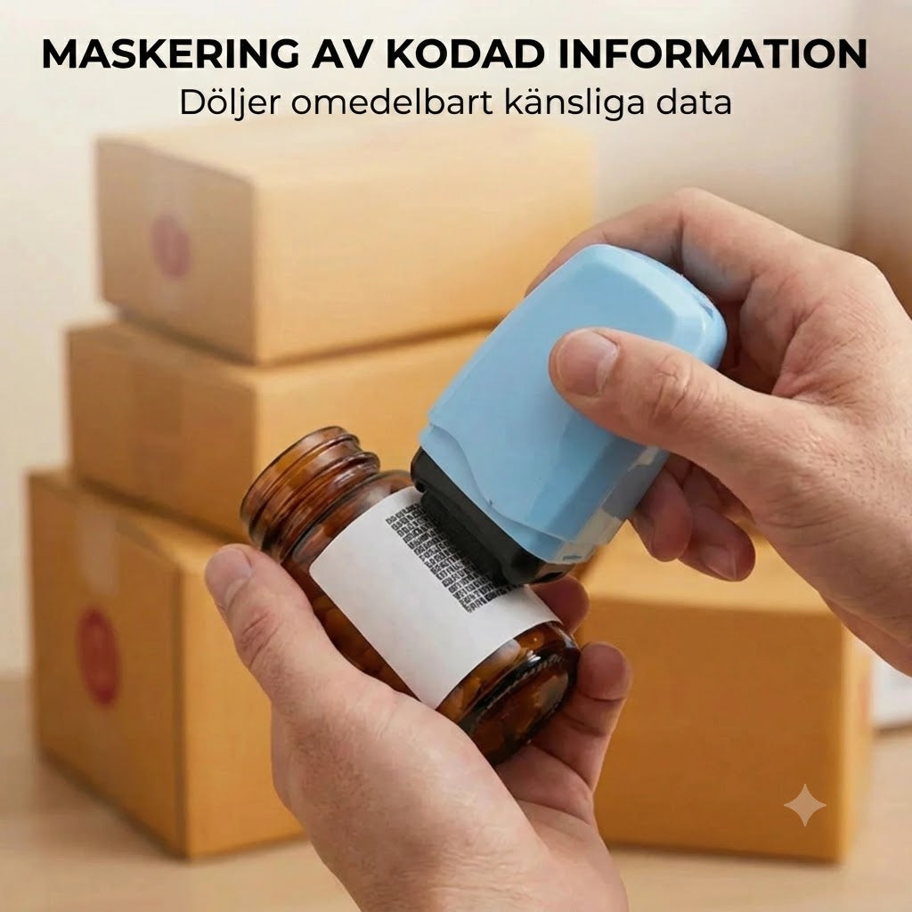 Sekretessrollerstämpel för dokument