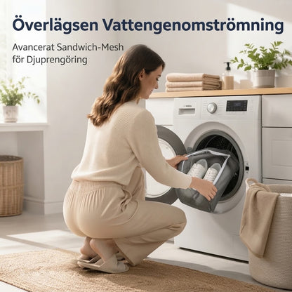 Tvättnät för skor i tvättmaskin