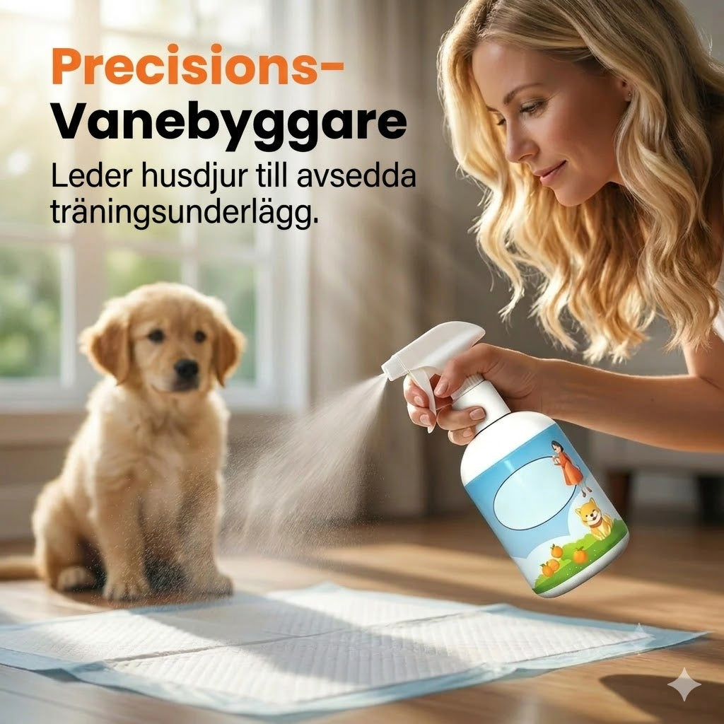 Denna spray lockar din hund eller katt till rätt plats