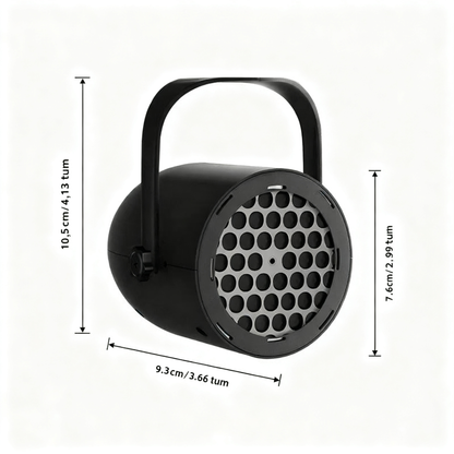 USB-julprojektorljus med 16 mönster