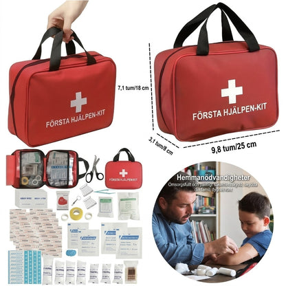 Första hjälpen-kit för nödsituationer – 173 delar