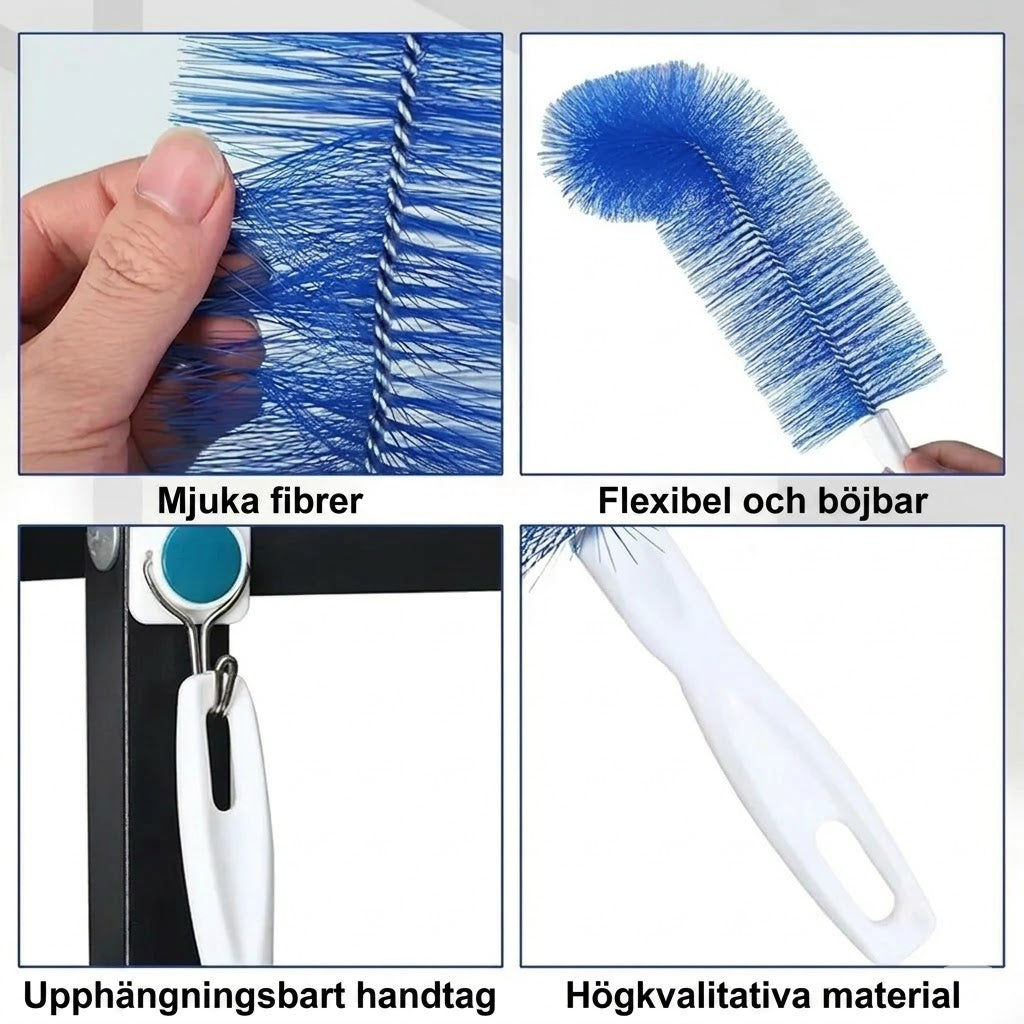 Böjbar mikrofiberdammvippa – andas fritt igen!
