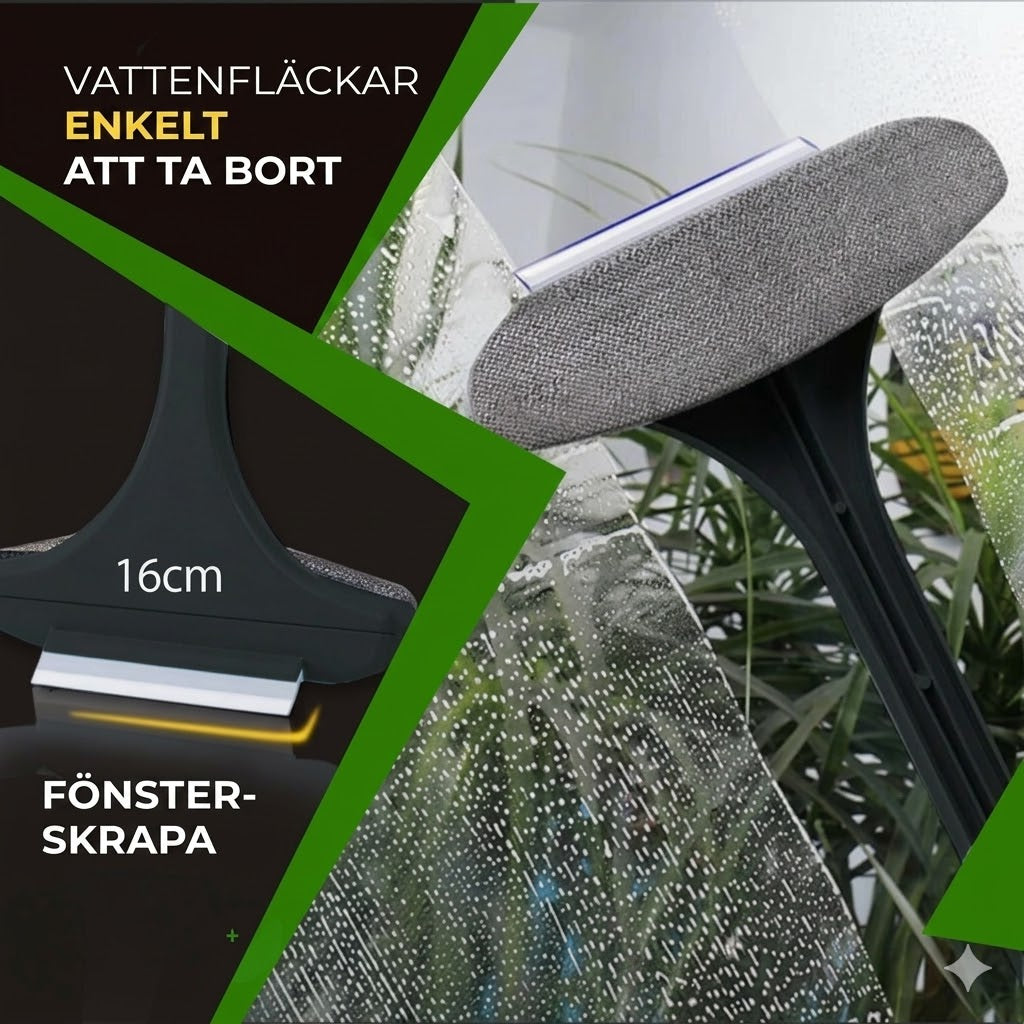 2-i-1 Multifunktionell fönster- och nätborste