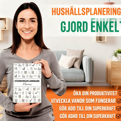 ADHD-verktygslåda för städning och organisering