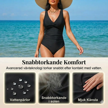 Formande baddräkt för damer
