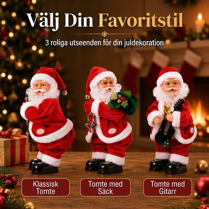 Dansande jultomte med musik
