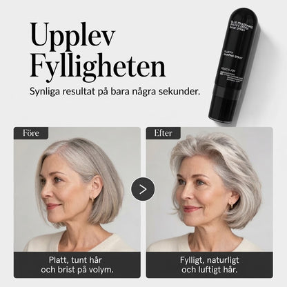Volymgivande hårspray med persikodoft för fint hår