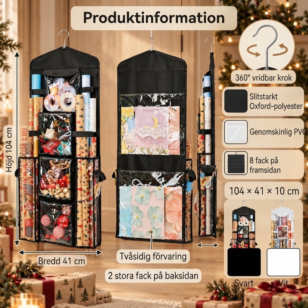 Wrap Ready hängande organisatör för presentinslagning