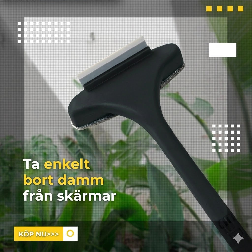 2-i-1 Multifunktionell fönster- och nätborste