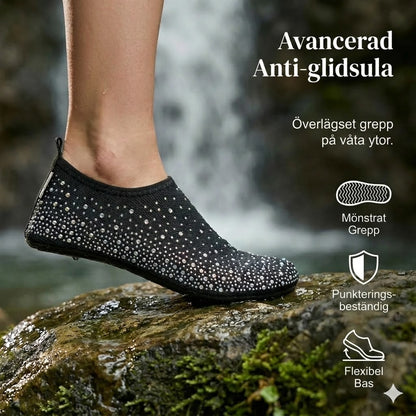 Strandskor med snabbtorkande effekt