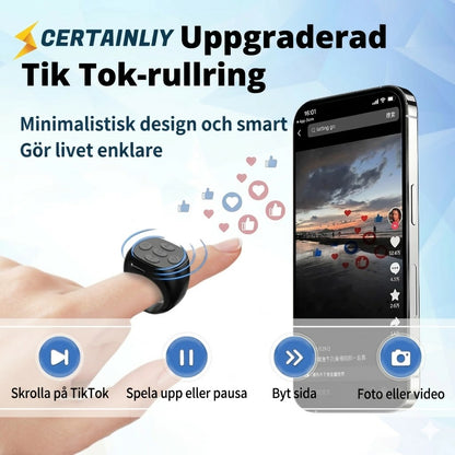 Trådlös fjärrkontroll med fingertoppskontroll