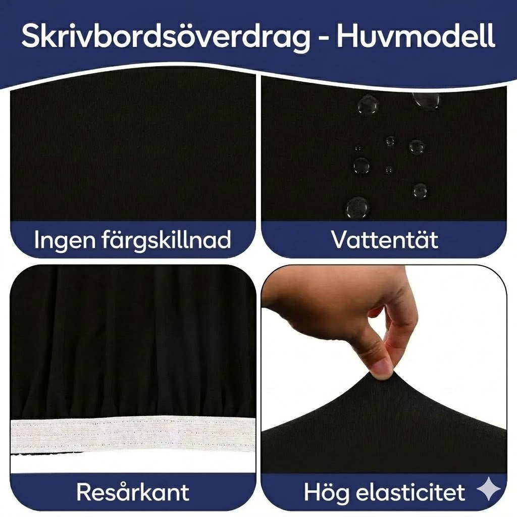 Stretchbart bordsöverdrag – passar bord på 120, 180 och 240 cm