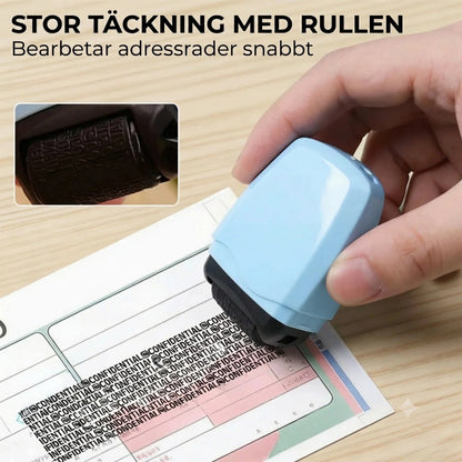 Sekretessrollerstämpel för dokument