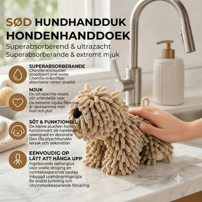 Mikrofiberhandduk för hundar