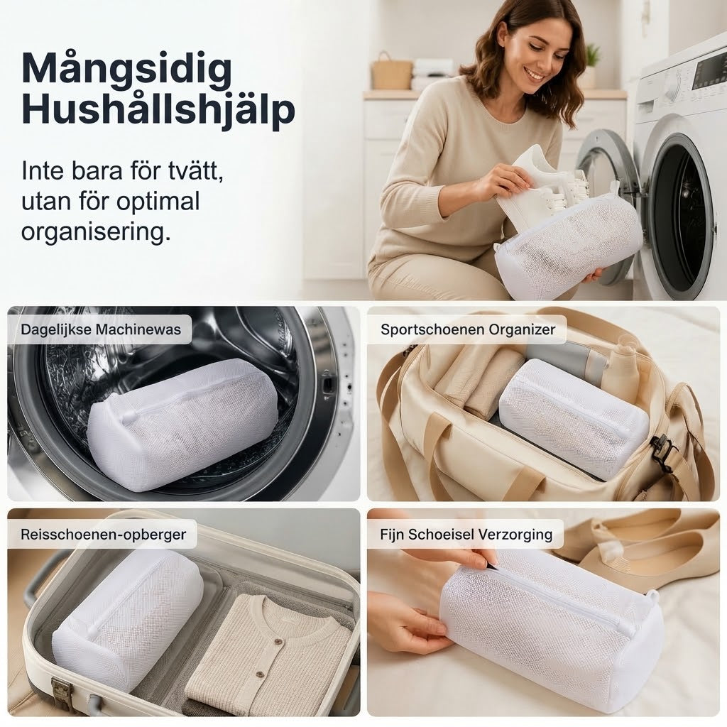 Tvättnät för skor i tvättmaskin