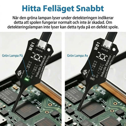 In-circuit induktanstestare