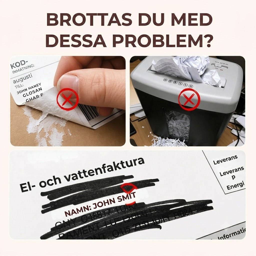 Sekretessrollerstämpel för dokument