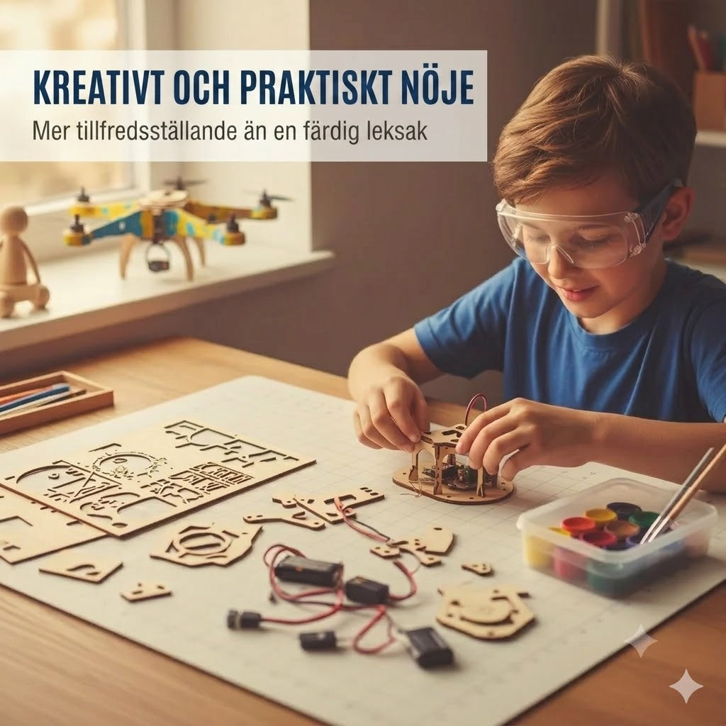 Det här byggkitet gör ditt barn till en mini-ingenjör.